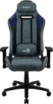 Aerocool DUKE AeroSuede universali žaidimų kėdė, juoda, mėlyna