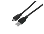 Gembird USB 2.0 A/mini-USB M USB kabelis USB A - Mini-USB B, juodas, 1,8 m