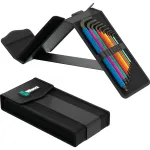 Wera Big Pack Multicolor Hexagon Socket Hex-Plus Set 1 (metric and imperial) (19 pieces, in textile box)