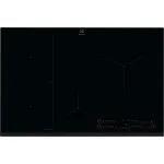 &bdquo;Electrolux Serie 700 EIS82453&ldquo; juoda, įmontuojama, 80 cm, zoninė indukcinė kaitlentė, 4 zona(-os),