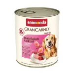 Animonda GranCarno įvairių rū&scaron;ių mėsos kokteilis su jautiena, vi&scaron;tiena, žvėriena, &scaron;irdimi, kalakutiena suaugusiam mėsai 800 g