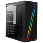 Aerocool Streak MIDI Tower, juodas