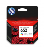 HP 652 originali rausvai raudona, žydra, geltona