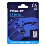 Patriot Memory PSF64GMDC10 atminties kortelė 64 GB MicroSDXC UHS-I 10 klasė