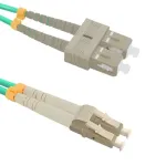 Optic patchcord LC/UPC - SC/UPC | Multimode | 50/125 | OM4 | Duplex | 1m