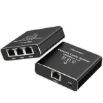 Splitter Ethernet mini SWITCH 1x3 RJ45 USB C