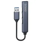 SAVIO &scaron;akotuvas AK-70 USB-A &ndash; 3 &times; USB-A 2.0, 1 &times; USB-A 3.1 GEN 1, 4 viename, 5 Gbps