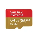 &bdquo;SanDisk Extreme&ldquo; 64 GB &bdquo;MicroSDXC UHS-I&ldquo; 10 klasės atmintis