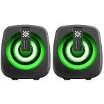 PC speakers J1 2.0 6W L ED USB black