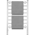 ProfiCare Electric Towel Warmer PC-EHW 3115, Radiator silver, 125 Watt, Wall-mounted or freestanding