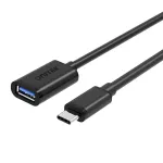 UNITEK Y-C476BK USB kabelis USB 3.2 Gen 1 (3.1 Gen 1) 0,2 m USB C USB A juodas