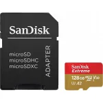&bdquo;SanDisk Extreme&ldquo; 128 GB &bdquo;MicroSDXC UHS-I Class 10&ldquo; kortelė + adapteris