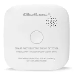 Wireless smoke detector with battery alarm 85dB