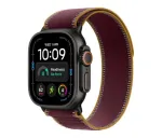 Smartwatch Watch Ultra 4 GPS + Cellular 49mm Black Titanium Case with Burgundy Trail Loop - S/M