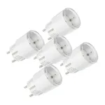 Set of 5 Shelly Plug S MTR Gen3 12A smart outlets (white)