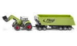 SIKU FARMER tractor with front loader, doll and dump truck, model vehicle