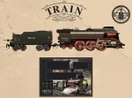 Set with a train sound, light