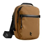 TOMTOC Aviator-T37 travel bag with shoulder strap X-Pac 1.3L (brown)