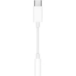 Apple USB headphone adapter, USB-C plug > 3.5mm jack socket (white, for headphones)
