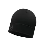 BUFF MERINO LIGHTWEIGHT BEANIE SOLID BLACK vieno dydžio kepurė