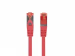Patchcord kat.6 s/ftp lszh cu 0.5m red fluke passed