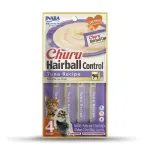 INABA Churu tuno skonio kačių skanėstas su plaukų kamuoliukais - 4 x 14 g