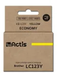 &bdquo;Actis KB-123Y&ldquo; ra&scaron;alas (pakeičia &bdquo;Brother LC123Y/LC121Y&ldquo;; standartinis; 10 ml; geltonas)