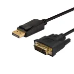 Savio CL-106 vaizdo kabelio adapteris 1,8 m DisplayPort DVI juodas