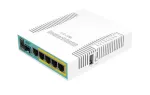 Mikrotik hEX PoE laidinis mar&scaron;rutizatorius, baltas