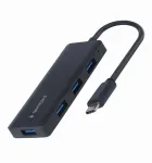 HUB USB-C black 4 ports USB 3.1 A (Gen1)