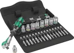 Wera 8100 SA 9 Zyklop Speed ??ratchet set - 1/4  drive, imperial
