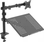 Akyga AK-MB-04 desk holder for monitor and laptop adjustable arm 10kg VESA 75x75mm / 100x100mm 15-32"