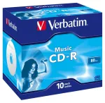 Verbatim Music CD-Rs 80min (jewel case 10)