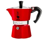 Raudonas Bialetti Moka Espress kavos virimo aparatas