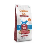 CALIBRA Dog Life sausas &scaron;unų ėdalas suaugusiems vidutinio dydžio &scaron;unims su &scaron;viežia jautiena, 12 kg