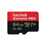 &bdquo;SanDisk Extreme PRO&ldquo; 64 GB &bdquo;MicroSDXC UHS-I&ldquo; 10 klasės atmintis