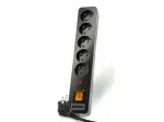 Surge Protector X5 1.5m black