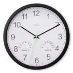 santorini wall clock 30cm black