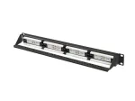 Lanberg PPUA-1024-B pataisų skydelis 1U