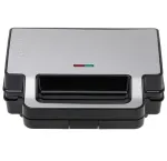 Adler CR 3074 Sandwich maker 2-in-1 Black, Stainless steel
