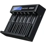 Ličio jonų akumuliatoriaus įkroviklis XTAR MC6C