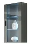Cama pakabinama vitrina SOHO pilka/pilkai blizgi