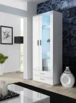 Cama vitrina SOHO S6 2D2S balta/balta blizgi