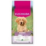 EUKANUBA Puppy L XL sausas &scaron;unų ėdalas su ėriena ir ryžiais, 12 kg