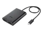 I-TEC USB C į dvigubą HDMI prievadą