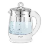 1.5 L Glass Kettle with Tea Infuser and Temperature Control - AD 1299