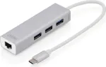 Hub 3-port USB 2.0 Type C Gigabit LAN