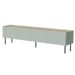 Cama FELLINI TV spintelė 200x40x52 alyvuogių + alyvuoto ąžuolo stalvir&scaron;is