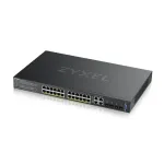 &bdquo;Zyxel GS2220-28HP-EU0101F&ldquo; tinklo komutatorius, valdomas L2 gigabito eternetas (10/100/1000), maitinimas per Ethernet (PoE), juodas