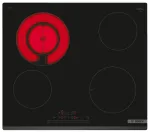 Bosch PKF631FP3E kaitlentė juoda, įmontuojama, 60 cm, keraminė, 4 zona(-os),